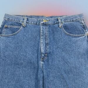 RED KAP Men’s 38 x 32 Blue Jeans